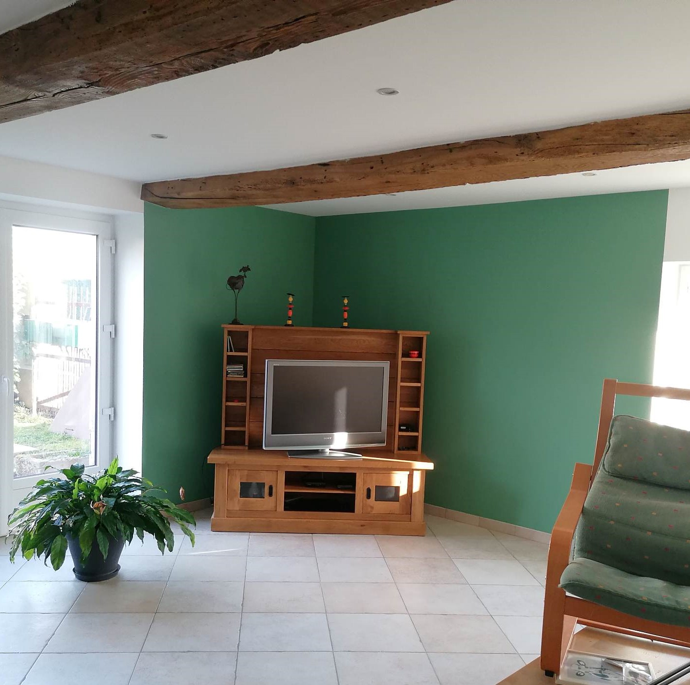 Peinture velours séjour