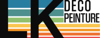 Logo site LK déco peinture noir en horizontal